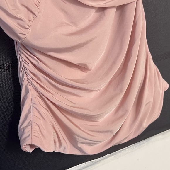L.A.M.B. by Gwen Stefani NWT Ruched On Shoulder Top in Rose Smoke - Picture 10 of 14